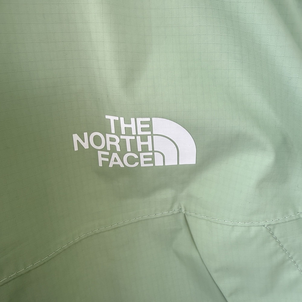 The North Face Women's Antora Jacket Size XL Green Hooded Lightweight Rain Shell - Picture 6 of 12